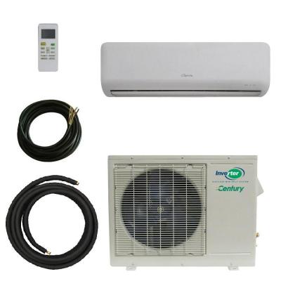 VMH Series 23,000 BTU Cool/24,000 BTU Heat Ductless Mini Split Air Conditioner with Heat Pump System Kit - 208V/60Hz